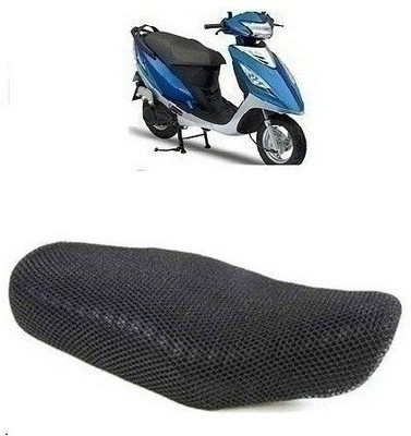 AUTOGLICH New-cool-mesh-a-069 Single Bike Seat Cover For TVS Universal For Bike