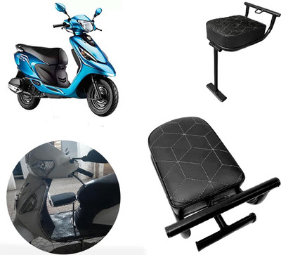 AUTO PEARL Folding Baby Seat Compatible with TVS-Scooty-Zest Single Bike Seat Cover For TVS Zest