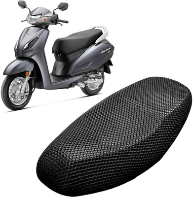 Lakshmina Enterprises FFF 3D Free Size Bike/Scooty Seat Cover Very Soft Net Mesh Fabric and Smooth Single Bike Seat Cover For Honda Activa 125