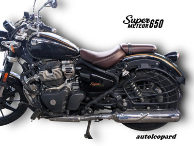 AUTOLEOPARD METEOR 650 BS6 BIKE SEAT COVER Split Bike Seat Cover For Royal Enfield Meteor