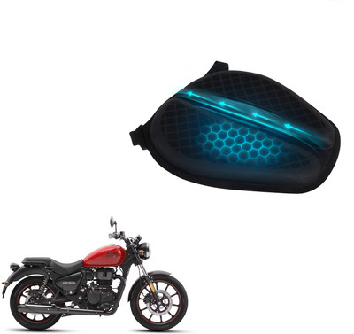 Grandbiker Gel Air Seat Cushion for Meteor 3D Honeycomb Gel Structure Cover for Long Rides Single Bike Seat Cover For Royal Enfield Meteor