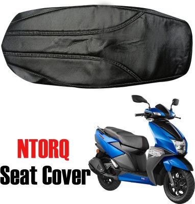 Znee Smart ZN-TBLK2 Bike/Scooter/Scooty Seat Cover FOR TVS NTORQ Single Bike Seat Cover For TVS NTorq 125
