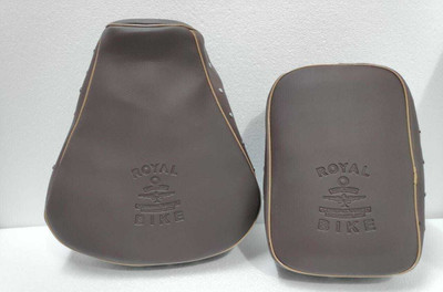 majesticrides MR_SC014_NEW Split Bike Seat Cover For Royal Enfield Classic, Classic 500, Classic Chrome, Classic Desert Storm, Classic 350