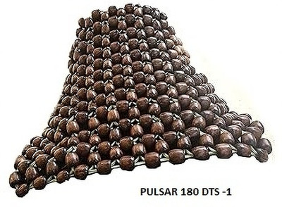 Q1 Beads Wooden cushion Gel pad for all the Bike PULSAR 180 DTS -1 Single Bike Seat Cover For Bajaj Pulsar 180 DTS-i