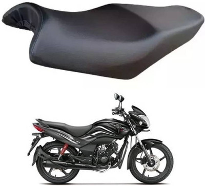 carbox Waterproof Durable Faux Leather Single Bike Seat Cover Single Bike Seat Cover For Hero Passion, Passion Pro
