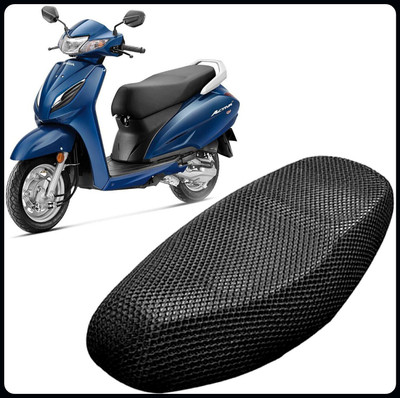 pnk NA-HH 3D Free Size Bike/Scooty Seat Cover Very Soft Net Mesh Fabric and Smooth Single Bike Seat Cover For Honda Activa 5G