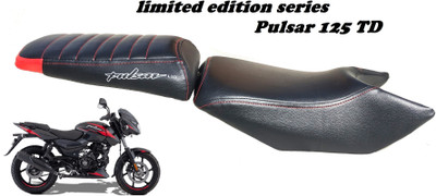 AUTOLEOPARD PULSAR 125 REAR RED SEAT COVER Split Bike Seat Cover For Bajaj Pulsar