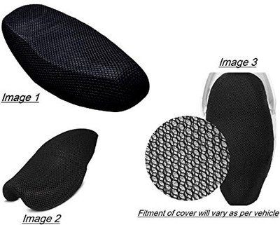 Lakshmina Enterprises 3D Free Size Bike/Scooty/Scooter Seat Cover Breathable Mesh Net Cushion Single Bike Seat Cover For Universal For Bike Grazia