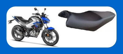 carbox A-[ Hero Xtreme 125R ] PU Leather Waterproof Single Bike Seat Cover Single Bike Seat Cover For Hero NA