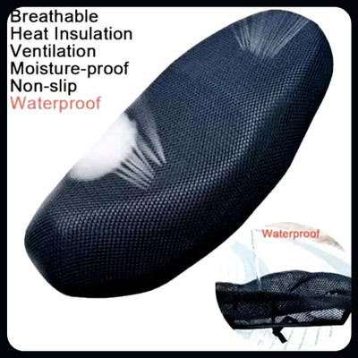 anmol enterprises 4XL_263_Free Size 3D Bike/Scooty Breathable Mesh Net Bike-new Single Bike Seat Cover For Hero Maestro Edge 125