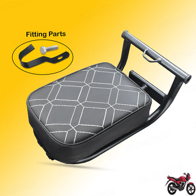 Generox Foldable Baby/Child Safety Seat for Scooty Single Bike Seat Cover For TVS Jive