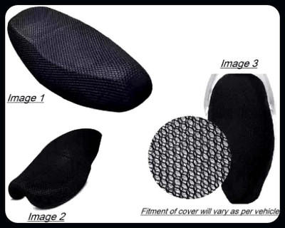 pnk NA-4XL_065_Free Size 3D Bike/Scooty Seat Cover Breathable Mesh NetSeat Cover Single Bike Seat Cover For Honda Activa 6G