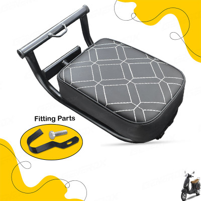 Generox Premium Foldable Baby/Child Seat for Scooty Single Bike Seat Cover For Piaggio Vespa