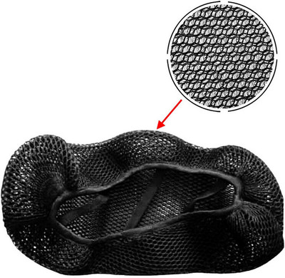 Lakshmina Enterprises 4XL_081_Free Size 3D Bike/Scooty Seat Cover Breathable Mesh Net Bike Seat Cover Single Bike Seat Cover For Suzuki Access 125