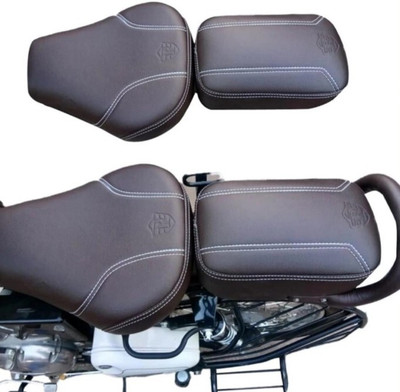 majesticrides MR_P04 Split Bike Seat Cover For Royal Enfield Classic Desert Storm, Classic Chrome, Classic 350, Classic 500, Classic