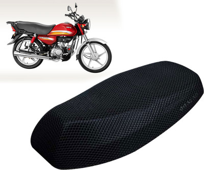 Vtrust 2XL-007 Free Size 3D Motorcycle/Bike Seat Cover Breathable Mesh Net Cushion Single Bike Seat Cover For Hero HF Dawn
