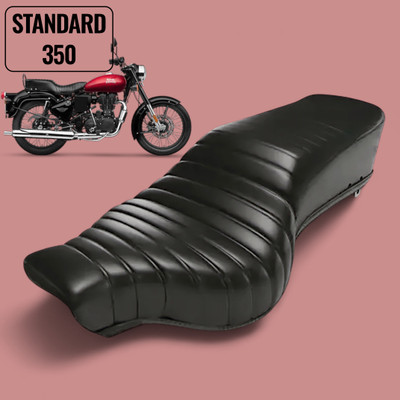 RED ALIENS Long Seat Cover, Electra| Standard| 350/500 ,BLACK B3 Cover For Royal Enfield Split Bike Seat Cover For Royal Enfield Electra