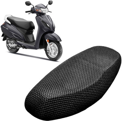Lakshmina Enterprises KKKK 3D Free Size Bike/Scooty Seat Cover Very Soft Net Mesh Fabric and Smooth Single Bike Seat Cover For Honda Activa 125