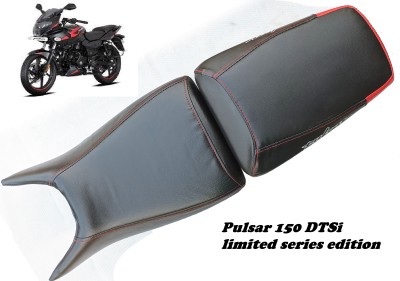 AUTOLEOPARD PULSAR 150 DTSI SPLIT REAR RED BIKE SEAT COVER Split Bike Seat Cover For Bajaj Pulsar 150 DTS-i