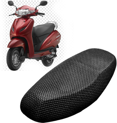 anmol enterprises Activa 125 Free Size Bike/Scooty Seat Cover Very Soft Net Mesh Fabric and Smooth Single Bike Seat Cover For Honda Activa 6G