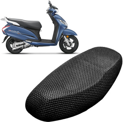 Lakshmina Enterprises AA 3D Free Size Bike/Scooty Seat Cover Very Soft Net Mesh Fabric and Smooth Single Bike Seat Cover For Honda Activa 5G