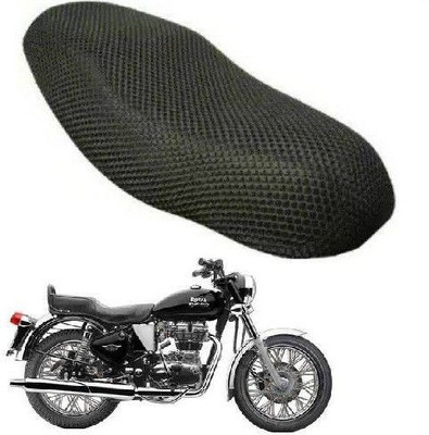 AUTOGLICH New-UNQ-MESH-BSC-A46 Single Bike Seat Cover For Royal Enfield Electra 350