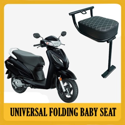 DAZZRIDE DZRD-XI Universal Folding Baby Seat Compatible for Activa 6G Single Bike Seat Cover For Hero, Honda, TVS, Suzuki Access, Access 125, Activa, Activa 3G, Activa 4G, Activa 5G, Activa 6G, Activa i, Jupiter