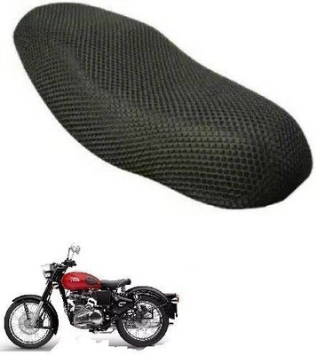 AUTOGLICH New-UNQ-MESH-BSC-A19 Single Bike Seat Cover For Royal Enfield Bullet