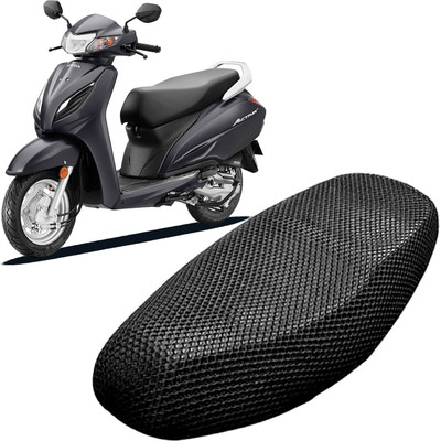 Lakshmina Enterprises F 3D Free Size Bike/Scooty Seat Cover Very Soft Net Mesh Fabric and Smooth Single Bike Seat Cover For Honda Activa 125