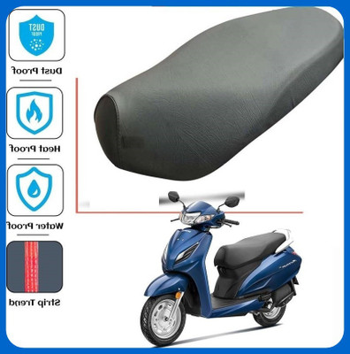 carbox A-New104-Scooty, SEAT Cover,PU Leather,Black,Rope PROVIDED Ready to All Model Single Bike Seat Cover For Honda Activa, Activa 3G, Activa 4G, Activa 5G, Activa 6G