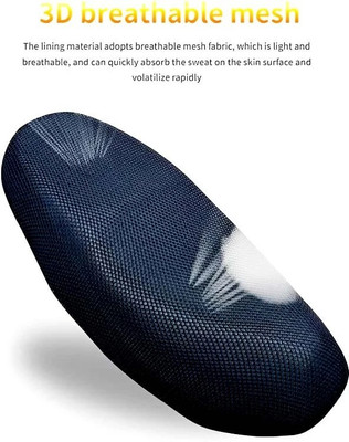 VTRUSRT 4XL_239_Free Size 3D Bike/Scooty Seat Cover Breathable Mesh Net Bike Seat Cover Single Bike Seat Cover For TVS Pep Plus