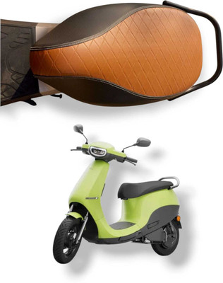 Siddhi Vinayak Trading Ola Electric S1 Gen 1 and Gen 2 Models Cushion Seat Cover PU Leather Single Bike Seat Cover For Ola S1