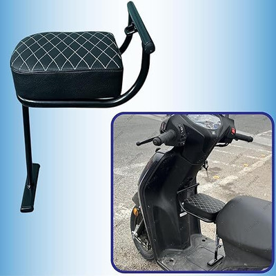 MODAROCK bs-05 Universal Folding Baby Seat for Scooters/scooty Single Bike Seat Cover For Honda, Hero, Suzuki, TVS Universal For Bike