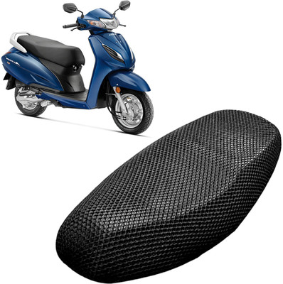 Lakshmina Enterprises AA 3D Free Size Bike/Scooty Seat Cover Very Soft Net Mesh Fabric and Smooth Single Bike Seat Cover For Honda Activa 125