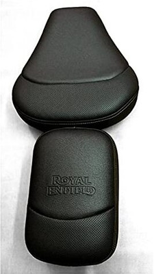 Bullkartzone Foaming Seat Cover for Classic 350/500 (Black) Split Bike Seat Cover For Royal Enfield Classic 350, Classic 500