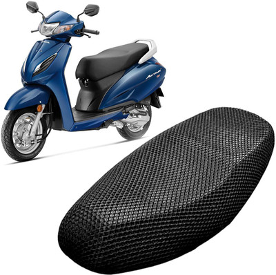 Lakshmina Enterprises HH 3D Free Size Bike/Scooty Seat Cover Very Soft Net Mesh Fabric and Smooth Single Bike Seat Cover For Honda Activa 5G