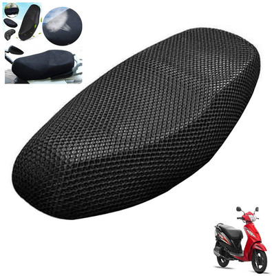 Generox NET Seat Cover For Wego Single Bike Seat Cover For TVS Wego
