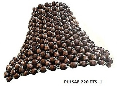 Q1 Beads Wooden cushion Gel pad for all the Bike PULSAR 220 DTS _1 Single Bike Seat Cover For Bajaj Pulsar 220 DTS-i