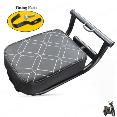 Generox Premium Foldable Baby/Child Seat For Scooty Single Bike Seat Cover For Yamaha Fascino