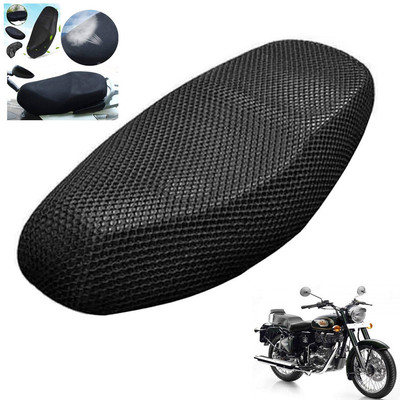 Generox NET Seat Cover For Electra 350 Single Bike Seat Cover For Royal Enfield Electra 350