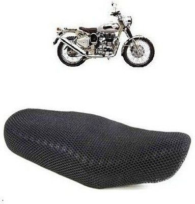 AUTOGLICH New-cool-mesh-a-114 Single Bike Seat Cover For Royal Enfield CT 100