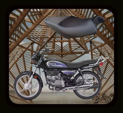 BikenWear Seat Cover-Splendor + SEAT_Cover_A74-s491 Single Bike Seat Cover For Hero Splendor Plus