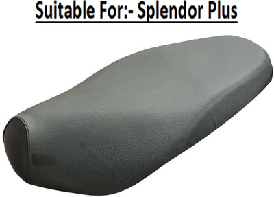 RONISH BIKE/MOTORCYCLE/TWO WHEELER SEAT COVER FOR SPLENDOR PLUS Single Bike Seat Cover For Hero Splendor Plus