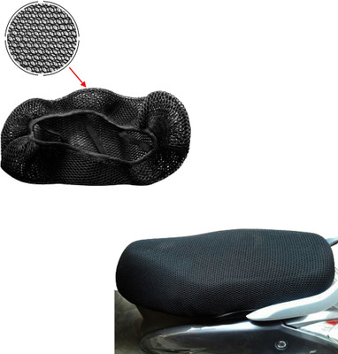 Lakshmina Enterprises 3D Free Size Bike/Scooty/Scooter Seat Cover Breathable Mesh Net Cushion Single Bike Seat Cover For Universal For Bike Maestro Edge