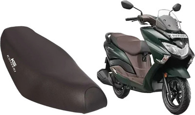 KSHEERI Burgman 125 Scooty Removable & Washable PU Leather Waterproof Seat Cover Single Bike Seat Cover For Suzuki Burgman