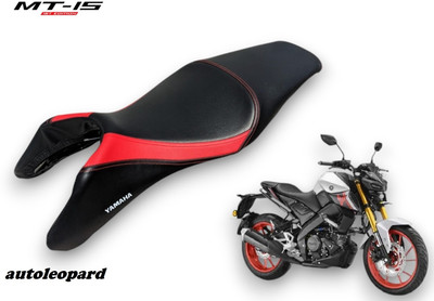 AUTOLEOPARD MT-15 WITH ADDED RUBBER CUSHION FOAM FOR RIDER BIKE SEAT COVER Single Bike Seat Cover For Yamaha MT-15