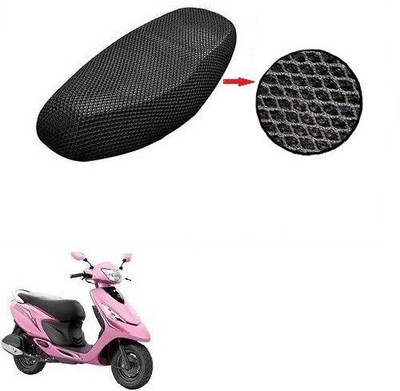 AUTOGLICH New-BLSM-MESH-CVR-A46 Single Bike Seat Cover For TVS Zest