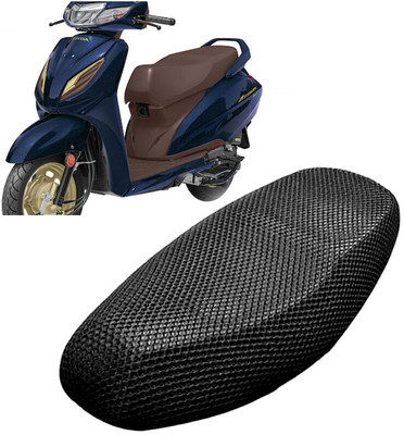 Lakshmina Enterprises OOOO 3D Free Size Bike/Scooty Seat Cover Very Soft Net Mesh Fabric and Smooth Single Bike Seat Cover For Honda Activa 3G