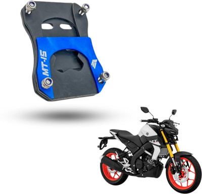 PHANTOM Strong Built Side Stand Extender for Yamaha MT15 Bike (Blue) Bike Side Stand
