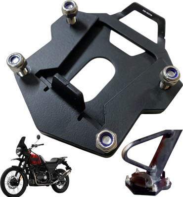 Dhe Best Bike Metal Side Stand Extender Base Plate BS4/BS6 2015 to2023 for RE Himalayan Bike Side Stand